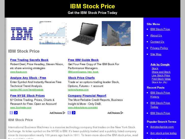 www.ibmstockprice.com