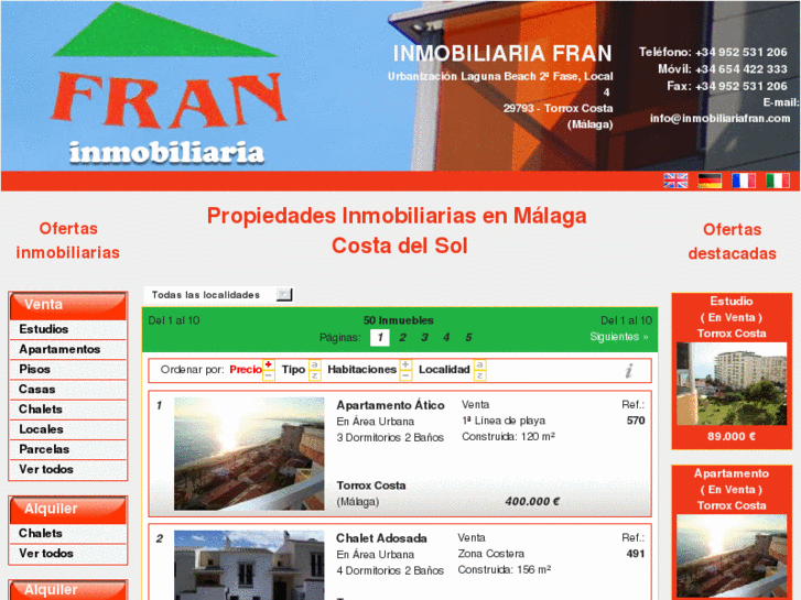 www.inmobiliariafran.com