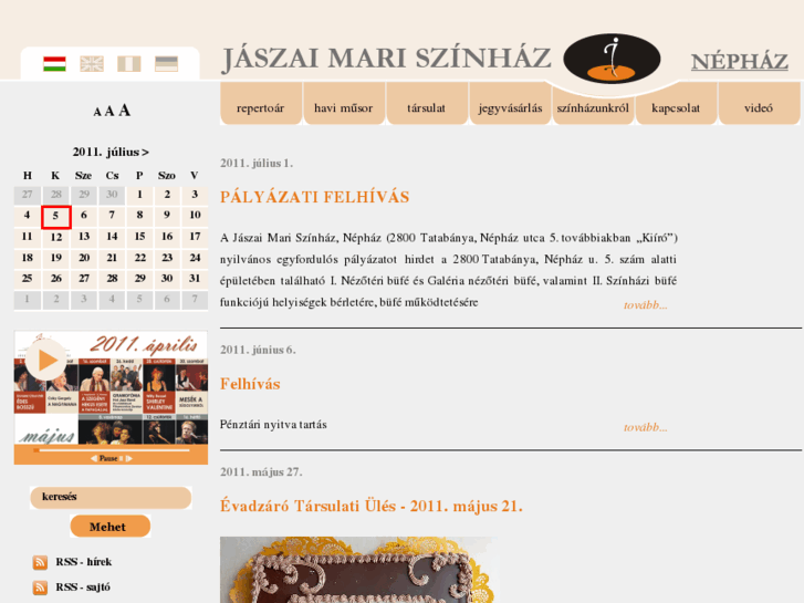 www.jaszaiszinhaz.hu