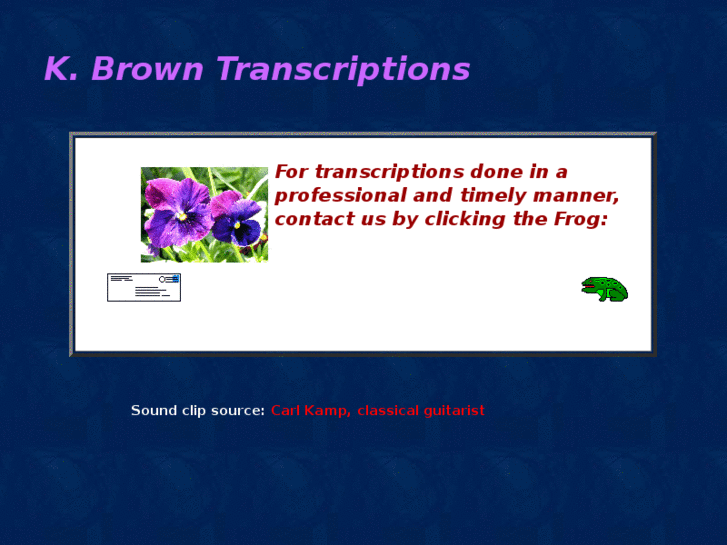 www.kbrowntranscriptions.com