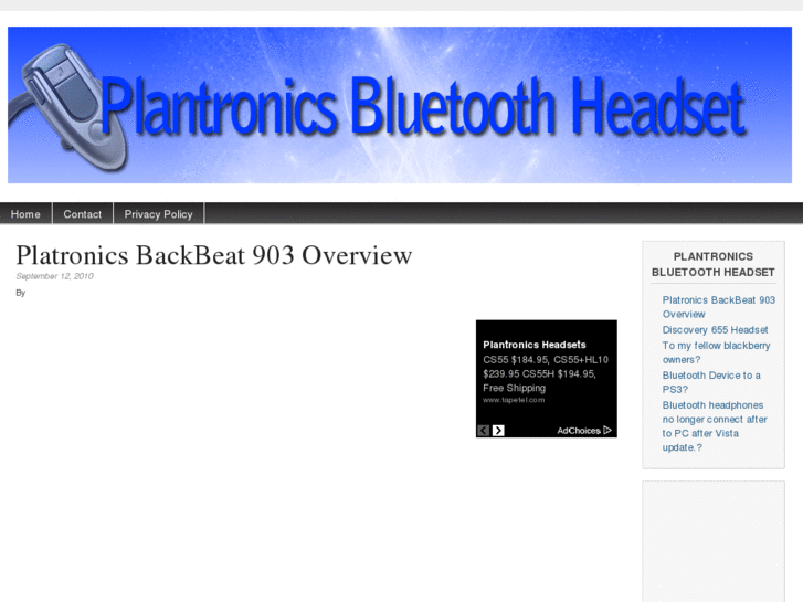 www.plantronicsbluetoothheadset.info