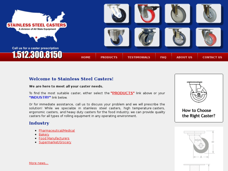 www.stainlesssteelcasters.com