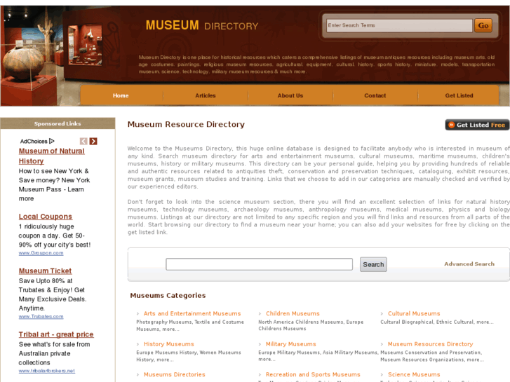 www.amuseumdirectory.com