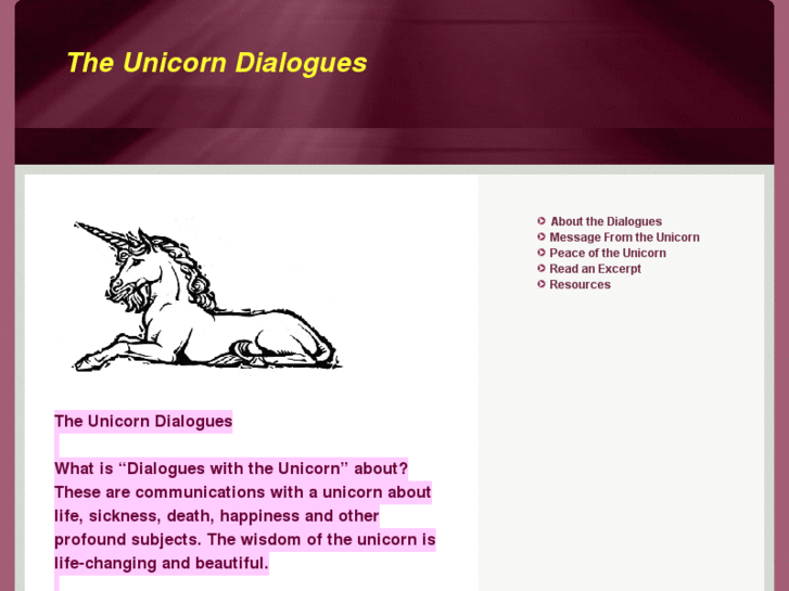 www.dialogswiththeunicorn.com