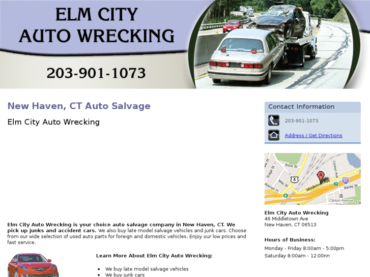 www.elmcityautowreckingct.com