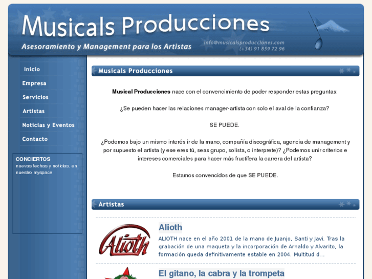 www.musicalsproducciones.com