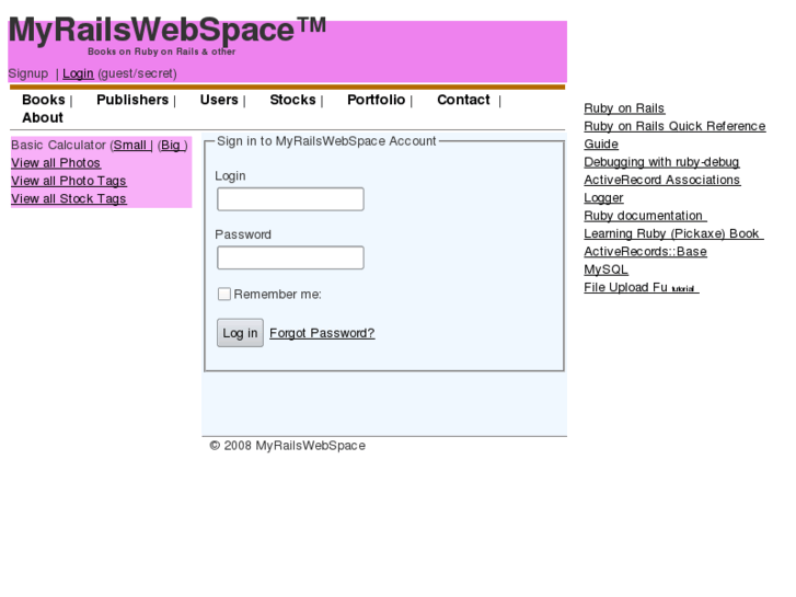 www.myrailswebspace.com