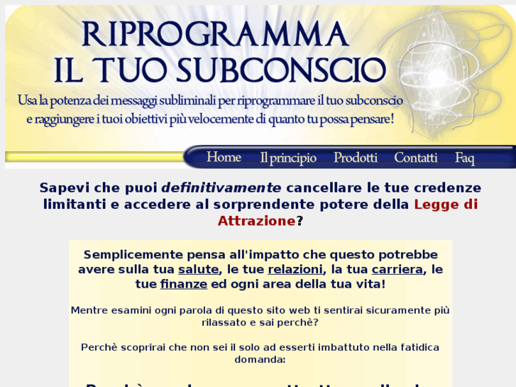 www.riprogrammailtuosubconscio.com