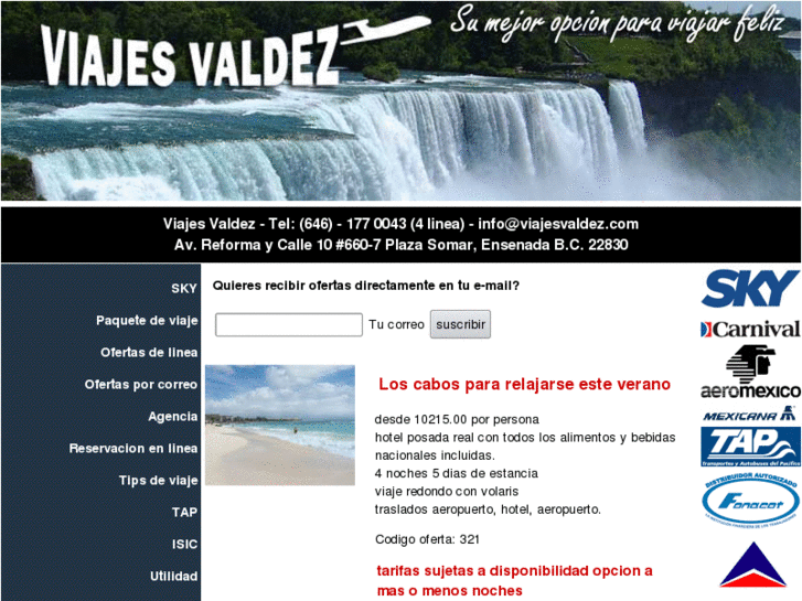 www.viajesvaldez.com