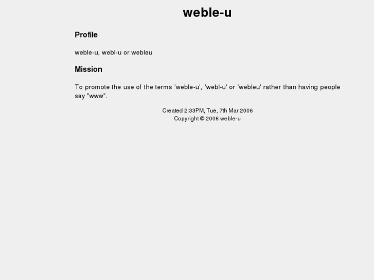 www.weble-u.com