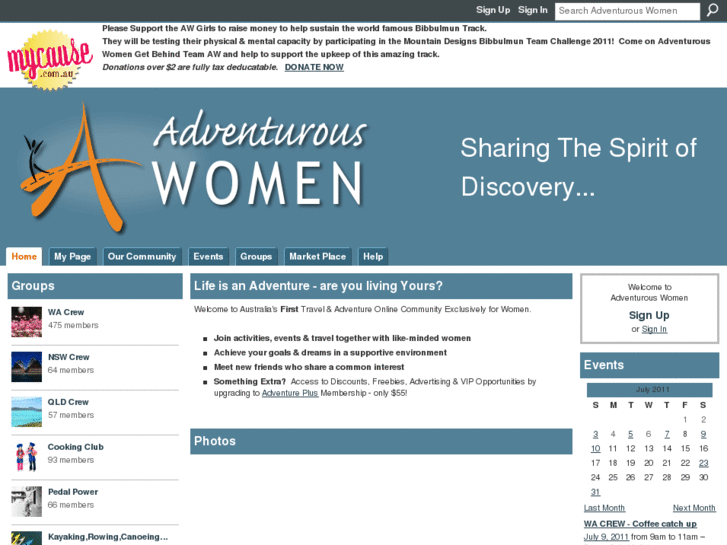 www.womensadventureclub.com.au