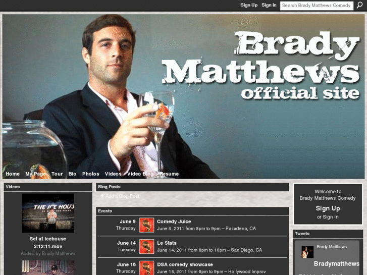 www.bradymatthewslive.com