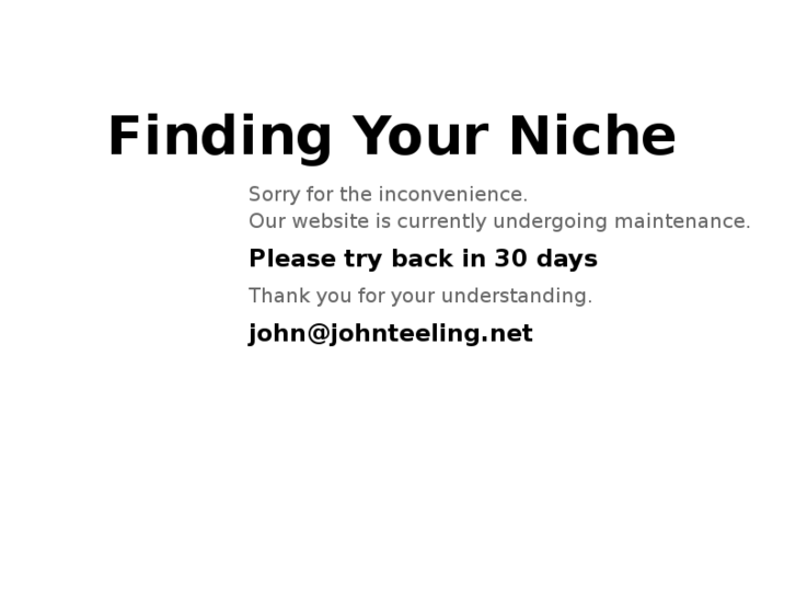 www.findingyourniche.org