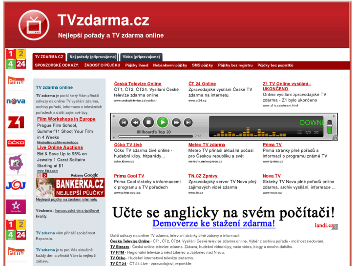 www.tvzdarma.cz