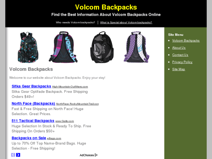 www.volcombackpacks.net