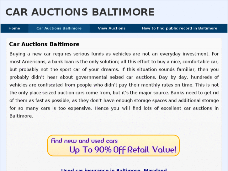 www.carauctionsbaltimore.com