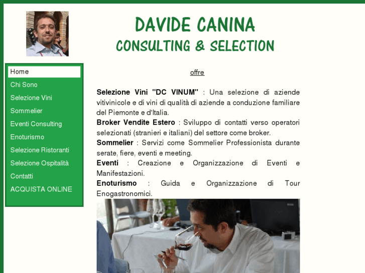 www.davidecanina.it