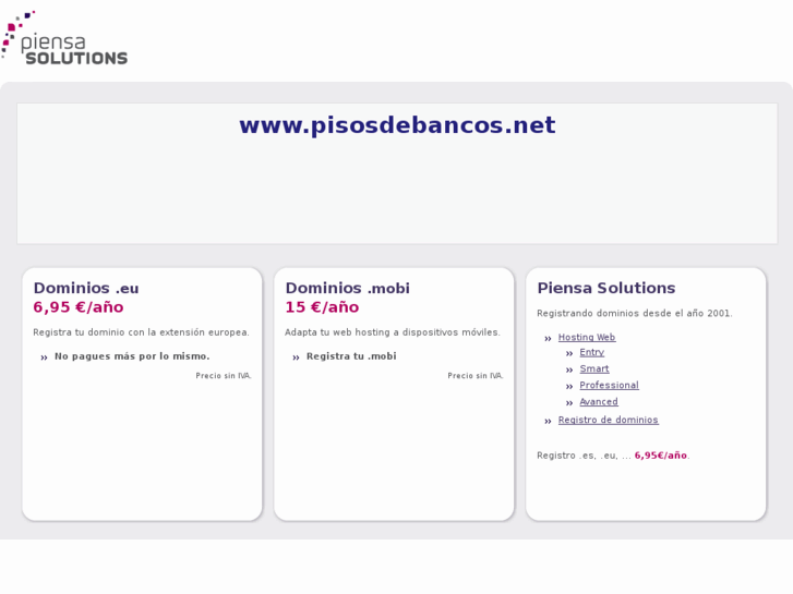 www.pisosdebancos.net