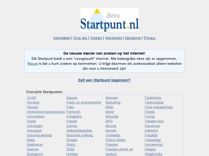 www.startpunt.nl