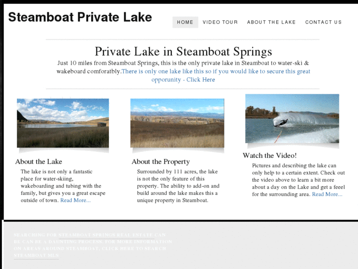 www.steamboatprivatelake.com