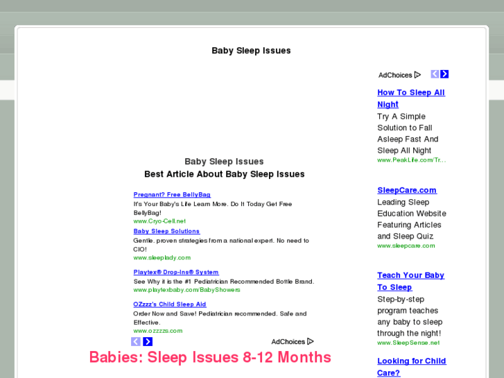 www.babysleepissues.com