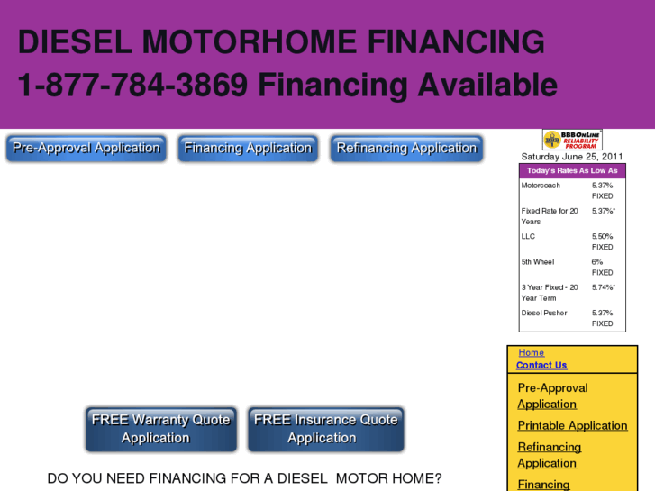 www.diesel-motorhome-financing.com