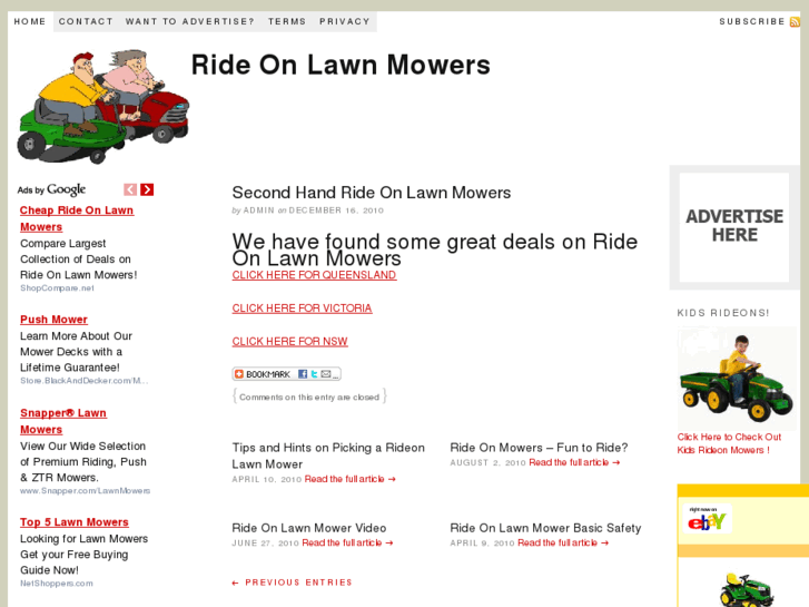 www.rideonlawnmowershop.com.au