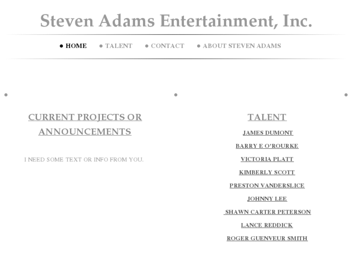 www.stevenadamsent.com