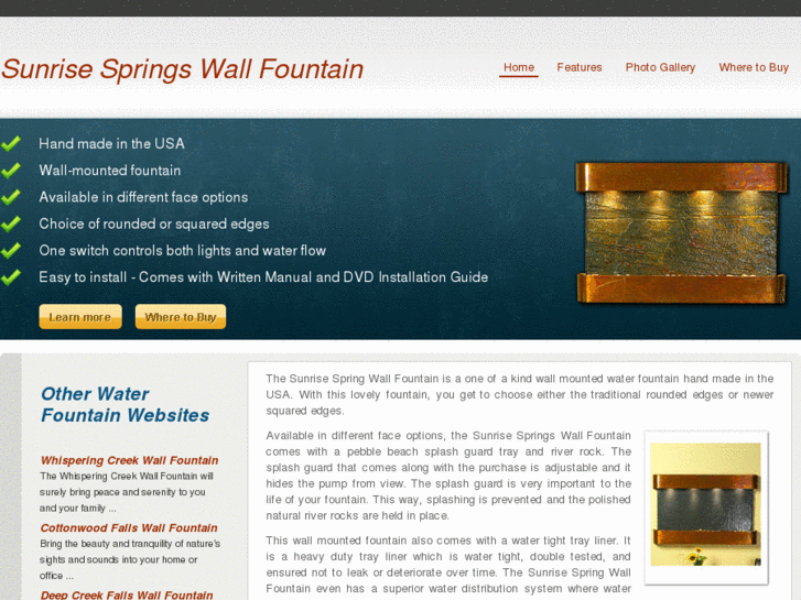 www.sunrisespringswallfountain.com