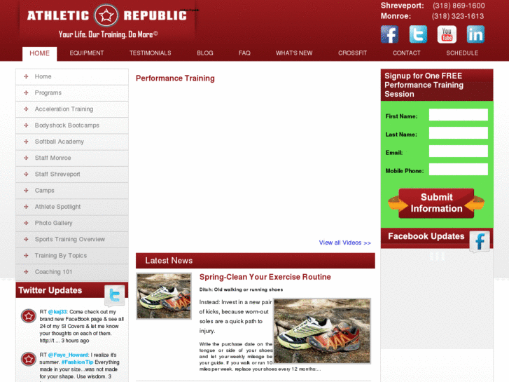 www.athleticrepublicshreveport.com