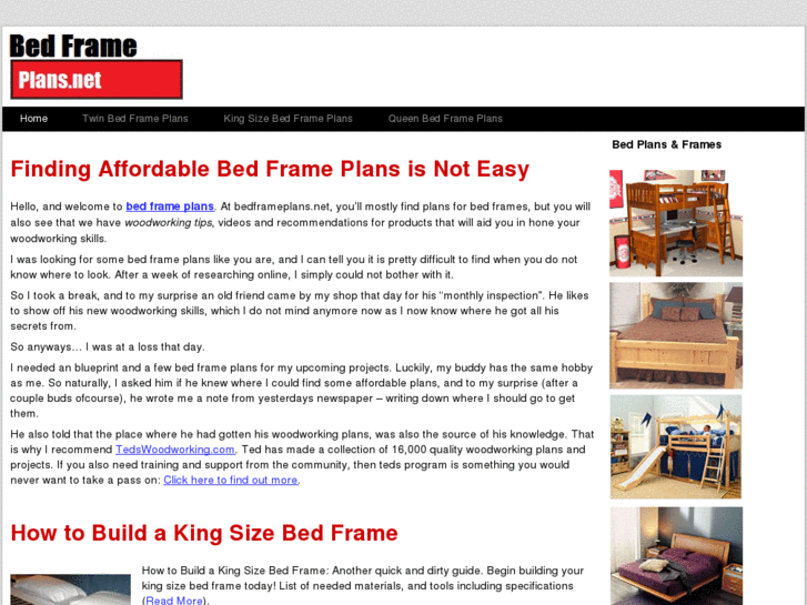 www.bedframeplans.net