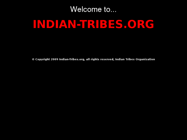 www.indian-tribes.org