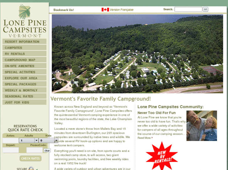www.lonepinecampsites.com