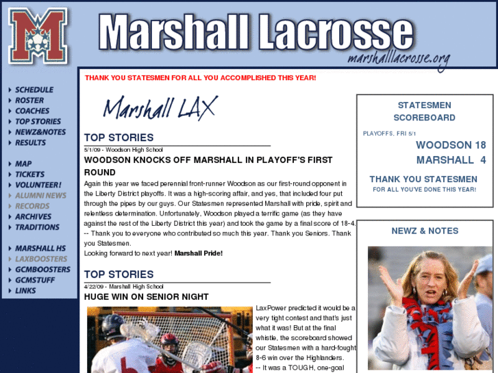 www.marshalllacrosse.org