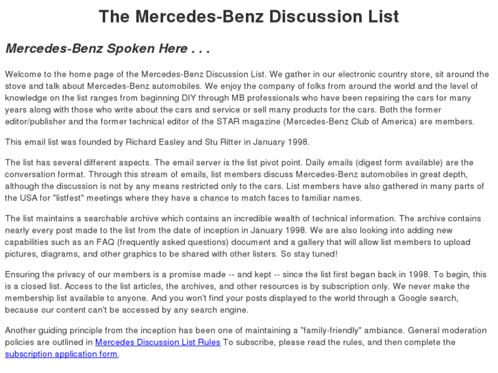 www.mercedeslist.com