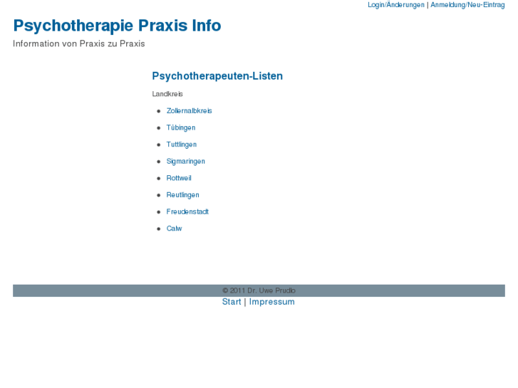 www.psychotherapiepraxis.info