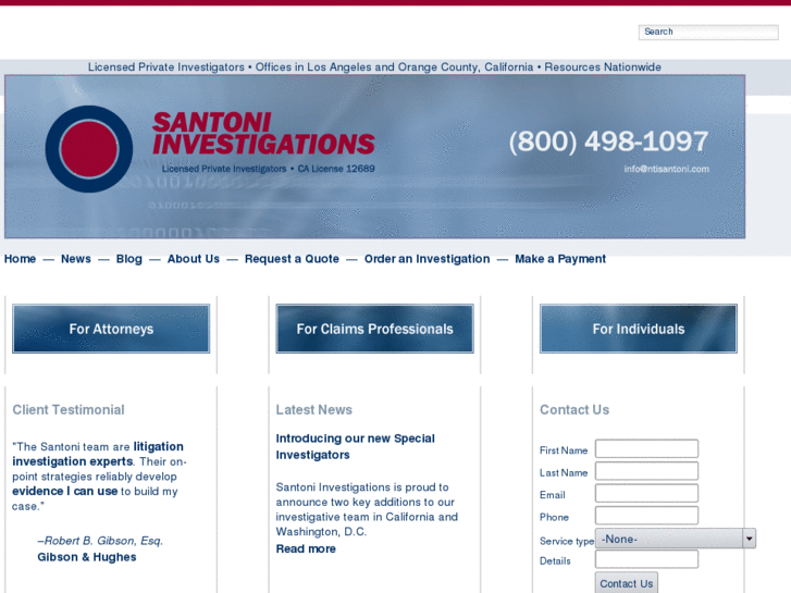 www.santoni-investigation.com