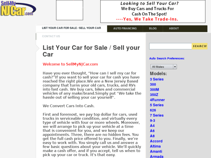 www.sellmynjcar.com