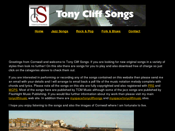 www.tonycliffsongs.com