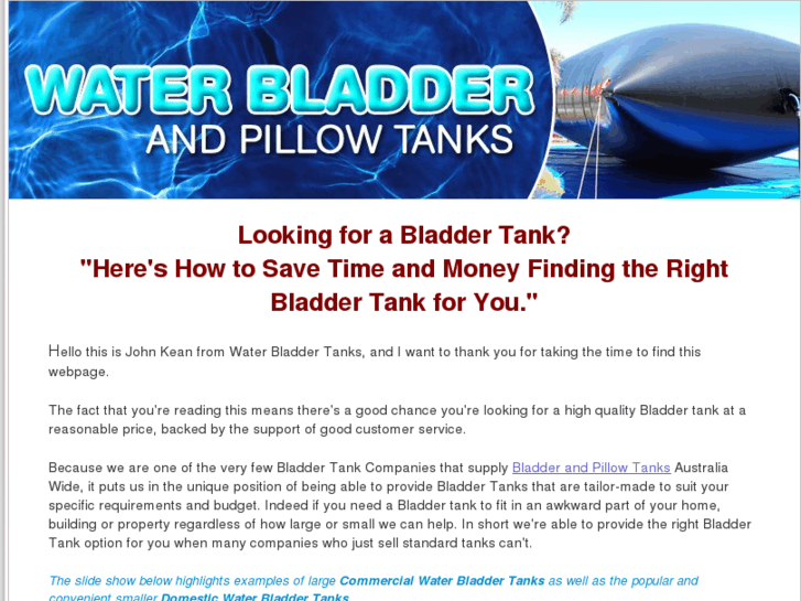 www.waterbladdertank.com