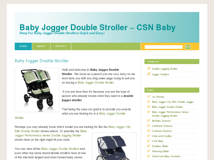 www.babyjoggerdoublestroller.com