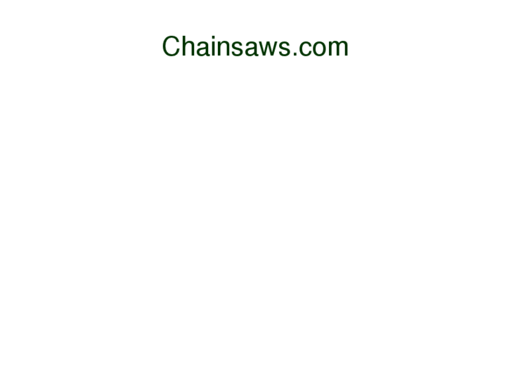 www.chainsaws.com