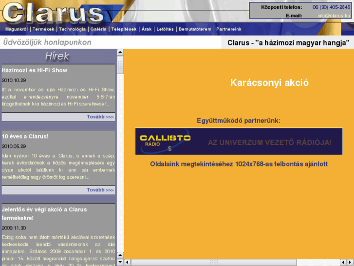 www.clarus.hu