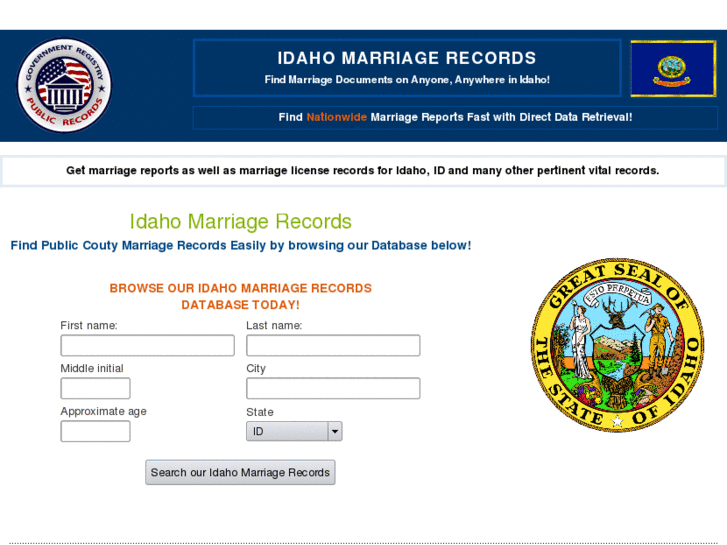 www.idahomarriagerecords.org