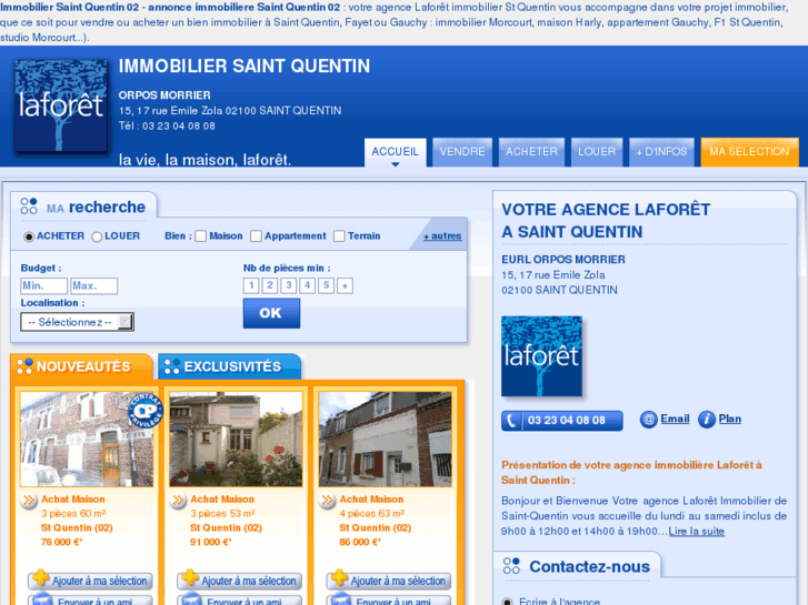 www.laforet-saint-quentin.com