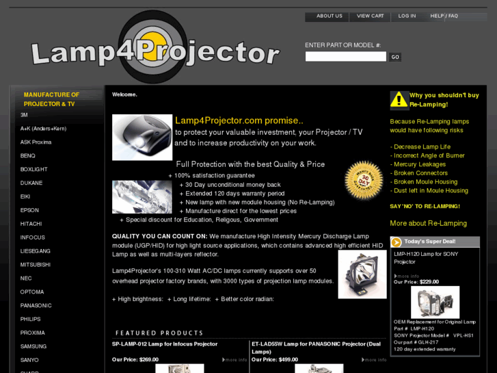 www.lamp4projector.com