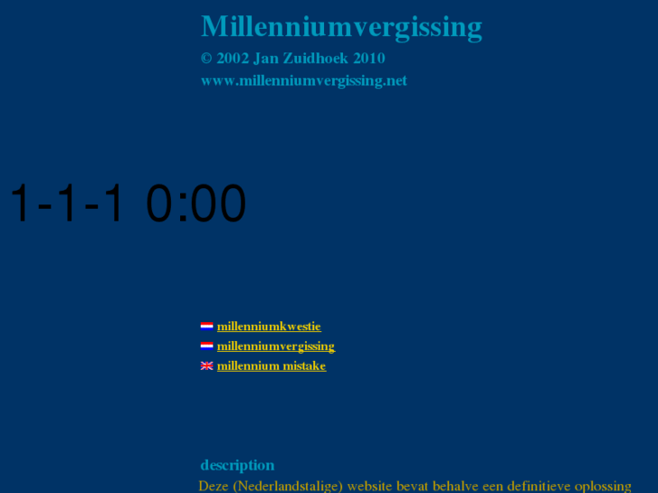 www.millenniumvergissing.net