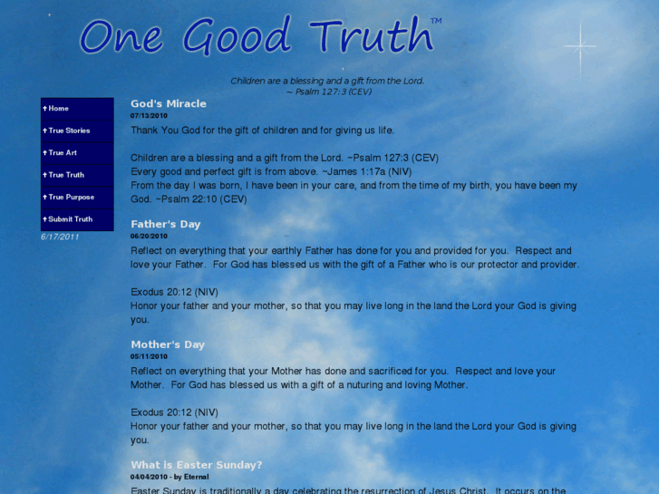 www.onegoodtruth.com