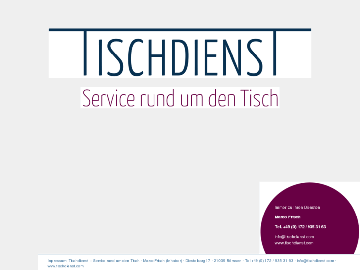 www.tischdienst.com