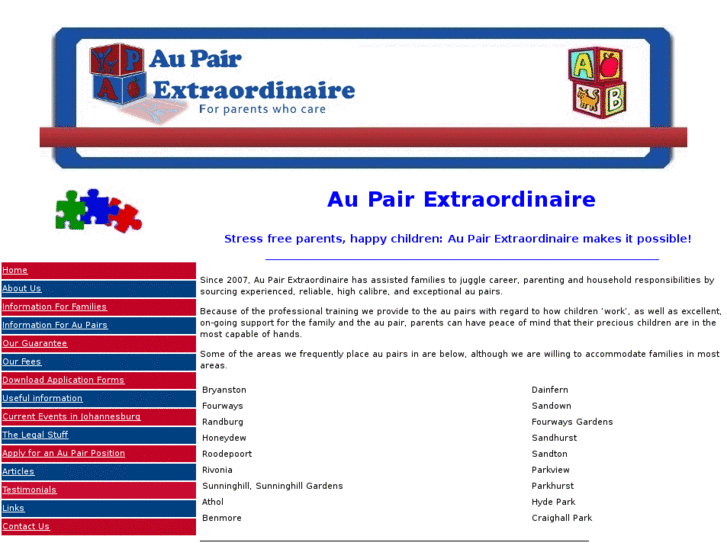 www.aupair-extraordinaire.co.za